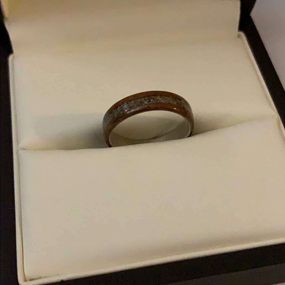 Men’s Rosewood & Sand Ring